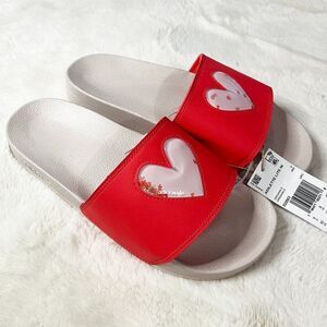 adidas‎ Women's Adilette Lite Floating Heart Slides Size 10 New With Tags